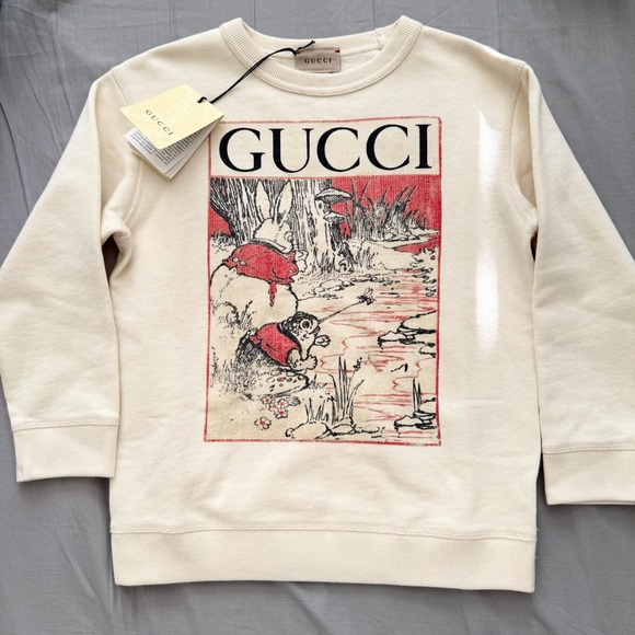 New Gucci Kids Rabbit sweatshirt size 6 (6 years) - Picture 1 of 4